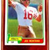 1981 Topps Rookie Joe Montana Card #216 (2) 1981 Topps Rookie Joe Montana Card #216 (2)