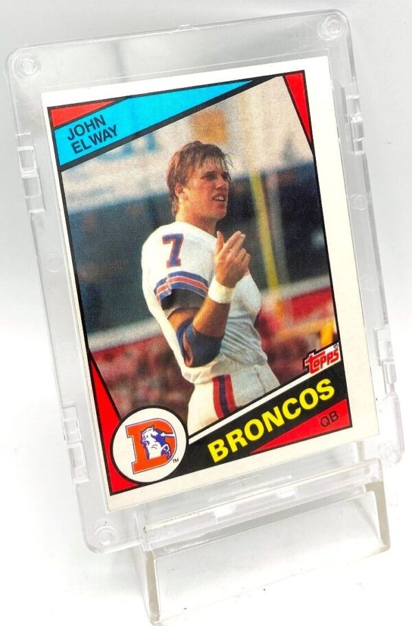 1984 Topps Rookie John Elway Card #63 (3)