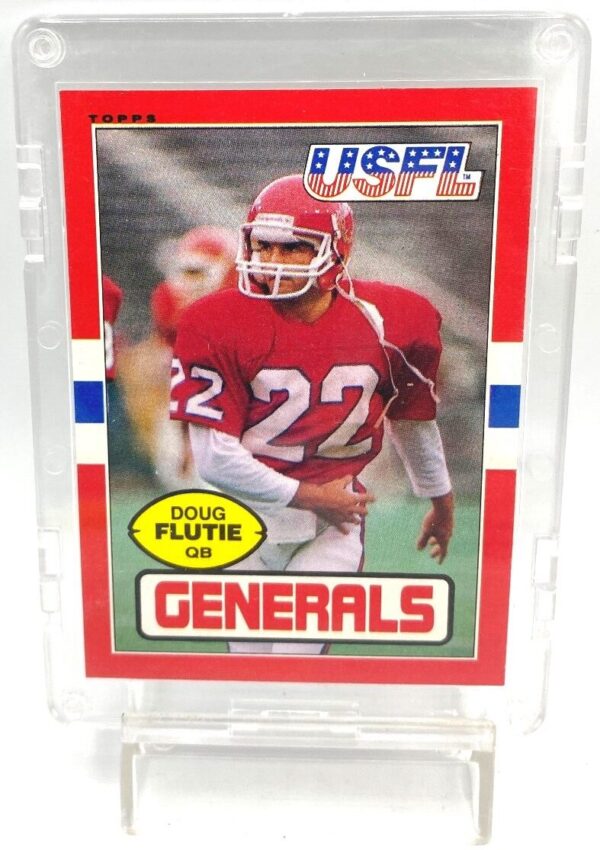 1985 Topps USFL Rookie Doug Flutie Card #80 (2) 1985 Topps USFL Rookie Doug Flutie Card #80 (2)
