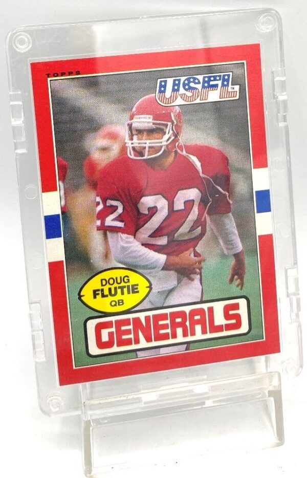 1985 Topps USFL Rookie Doug Flutie Card #80 (3) 1985 Topps USFL Rookie Doug Flutie Card #80 (3)