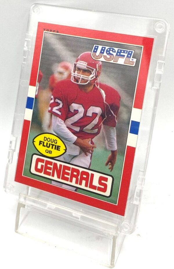 1985 Topps USFL Rookie Doug Flutie Card #80 (4) 1985 Topps USFL Rookie Doug Flutie Card #80 (4)