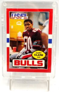 1985 Topps USFL Rookie Gary Clark Card #49 (1)
