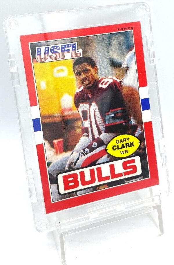 1985 Topps USFL Rookie Gary Clark Card #49 (3) 1985 Topps USFL Rookie Gary Clark Card #49 (3)