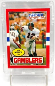 1985 Topps USFL Rookie Jim Kelly Card #45 (1)