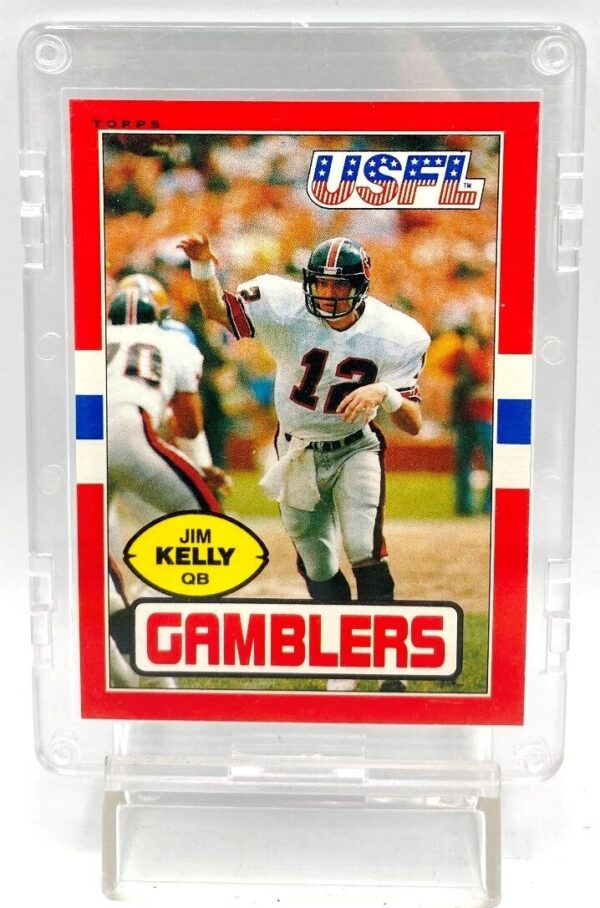 1985 Topps USFL Rookie Jim Kelly Card #45 (2)