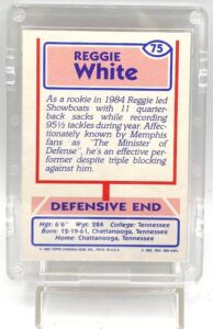 1985 Topps USFL Rookie Reggie White Card #75 (5)