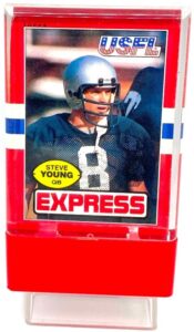 1985 Topps USFL Rookie Steve Young Card #65 (4)