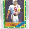 1986 Topps Chewing Gum Rookie Steve Young Card #374 (2)
