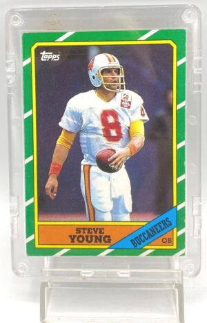 1986 Topps Chewing Gum Rookie Steve Young Card #374 (2)