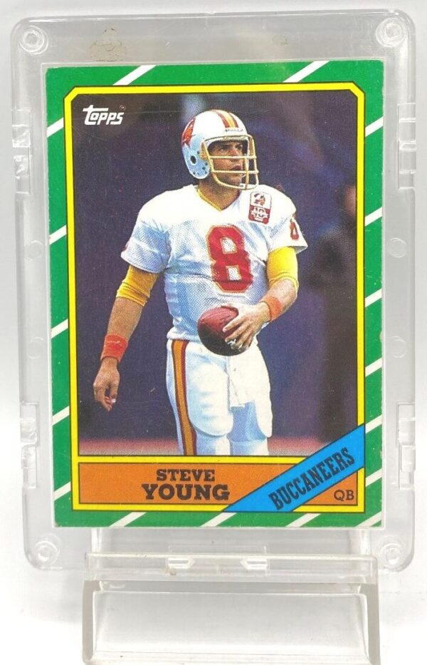 1986 Topps Chewing Gum Rookie Steve Young Card #374 (2)