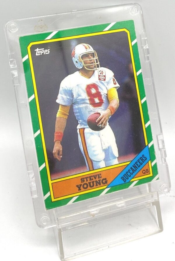 1986 Topps Chewing Gum Rookie Steve Young Card #374 (3)