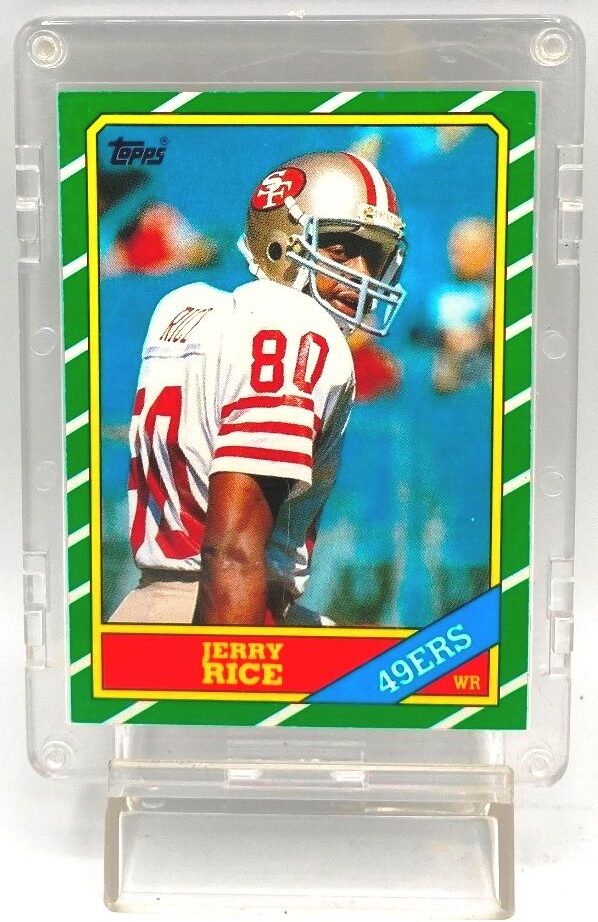 1986 Topps Rookie Jerry Rice Card #161 (Vintage Authentic Original ...