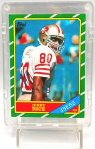1986 Topps Rookie Jerry Rice Card #161 (2)