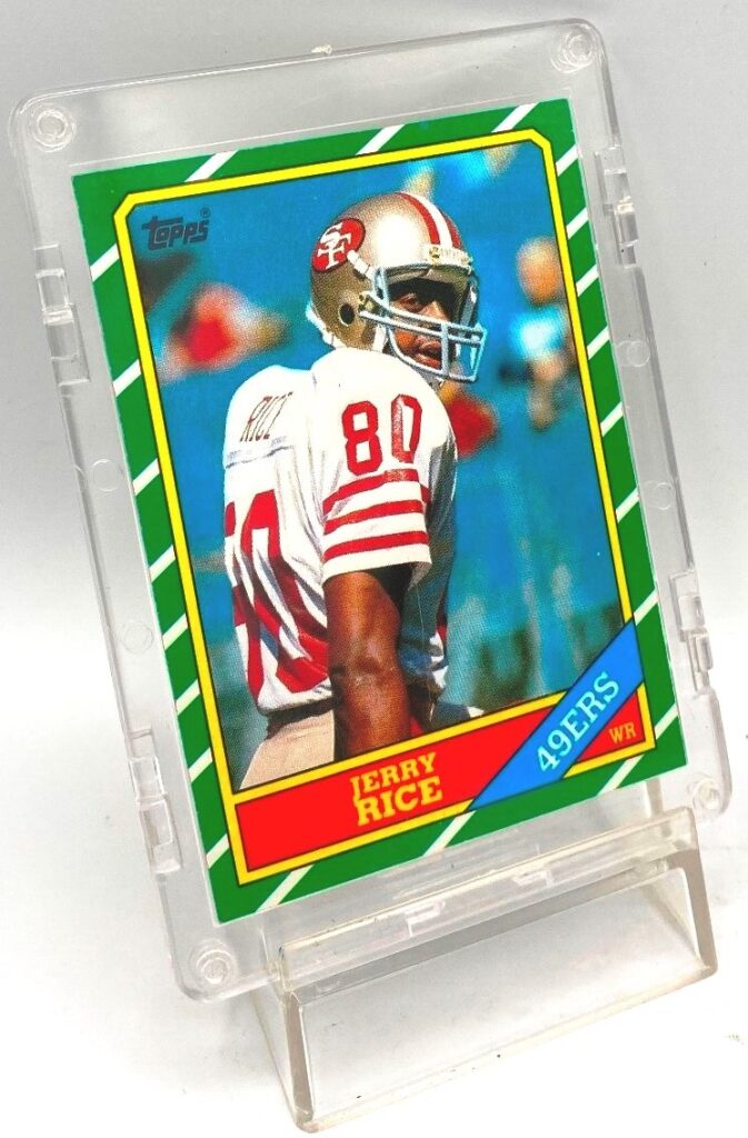 1986 Topps Rookie Jerry Rice Card #161 (Vintage Authentic Original ...