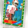 1986 Topps Rookie Jerry Rice Card #161 (4)