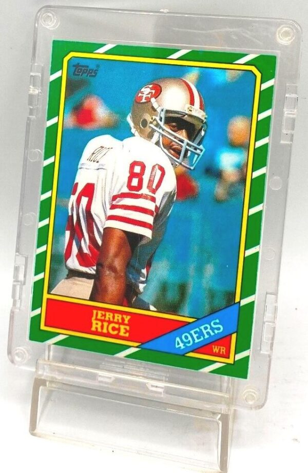 1986 Topps Rookie Jerry Rice Card #161 (4) 1986 Topps Rookie Jerry Rice Card #161 (4)