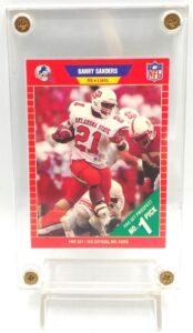 1989 Pro Set Prospect Rookie Barry Sanders Card #494 (2)
