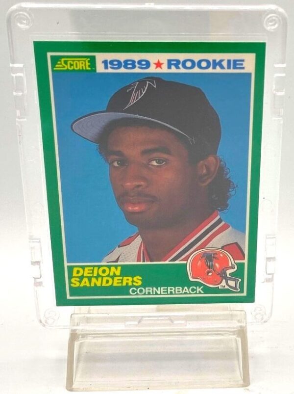 1989 Score Rookie Deion Sanders Card #246 (1)
