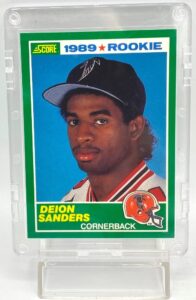 1989 Score Rookie Deion Sanders Card #246 (3)