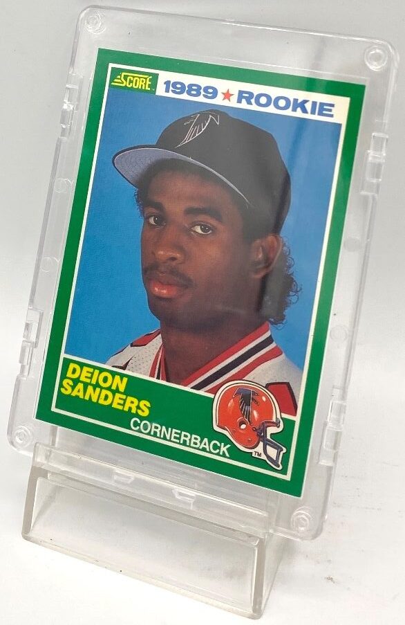 1989 Score Rookie Deion Sanders Card #246 (5)