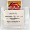 1990 Fleer Autographed Card #10 Joe Montana (ERROR STATS CARD) TD's & YD' (8)