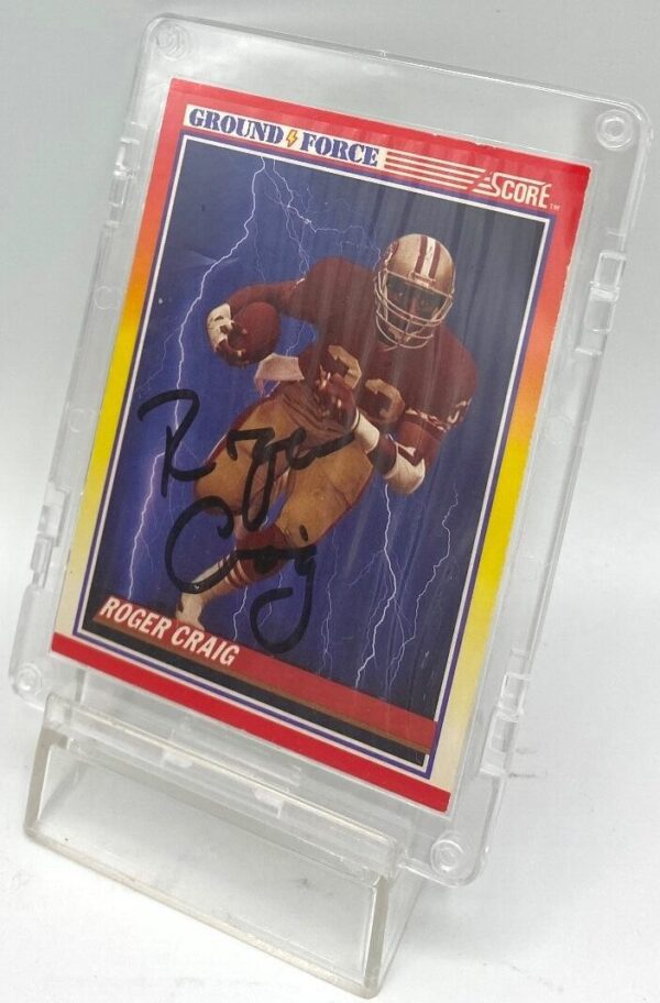 *This NFL Original Card #329 was Released In “1990” from Score. *This NFL Autographed Card #329 was Issued In “1990” By Craig's sports memorabilia signings. *This NFL Original Card #329 was Released In “1990” from Score. *This NFL Autographed Card #329 was Issued In “1990” By Craig's sports memorabilia signings.