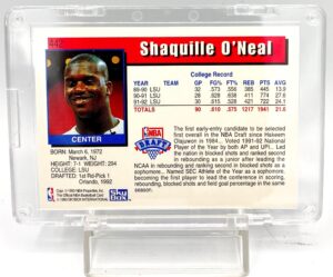 1992-93 NBA Hoops ROOKIE Shaquille O'Neal (NBA Draft) #442 (1pc) (5)