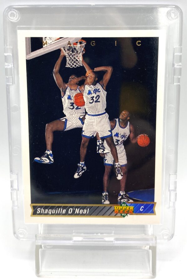 1992-93 Upper Deck Magic-Italian Version! Vintage Shaquille O'Neal  ("Short-Print Limited Edition Gold Script Print ROOKIE Trading Card #220")  Orlando Magic Uniform #32 Upper Deck "Rare-Vintage" (1992-93) | Now And  Then Collectibles
