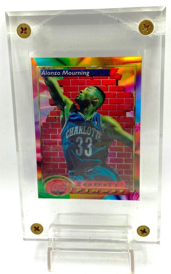 1993-94 Topps Finest Alonzo Mourning Card #104 (1pc) (2) 1993-94 Topps Finest Alonzo Mourning Card #104 (1pc) (2)