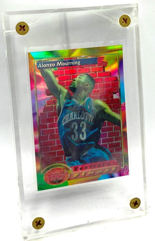1993-94 Topps Finest Alonzo Mourning Card #104 (1pc) (3) 1993-94 Topps Finest Alonzo Mourning Card #104 (1pc) (3)