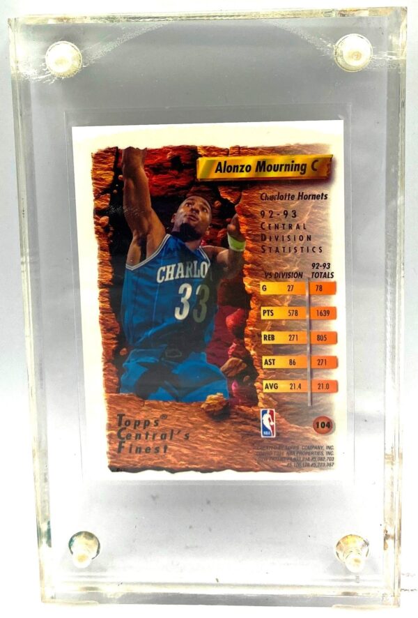 1993-94 Topps Finest Alonzo Mourning Card #104 (1pc) (5) 1993-94 Topps Finest Alonzo Mourning Card #104 (1pc) (5)
