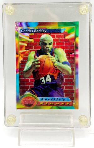 1993-94 Topps Finest Charles Barkley Card #125 Refractor Card #124 (1pc) (1)