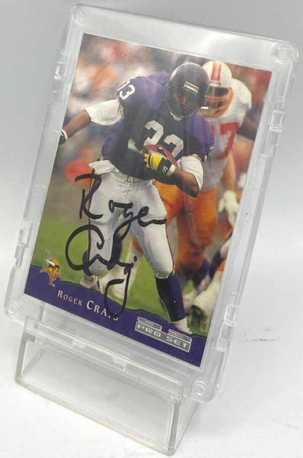 1993 Pro Set Autographed Card #257 Roger Craig (5)