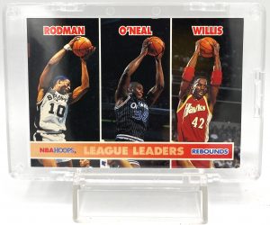 1994-95 Skybox NBA Hoops Shaquille O'Neal LL Rebounds Card #256 (2pcs) (1)
