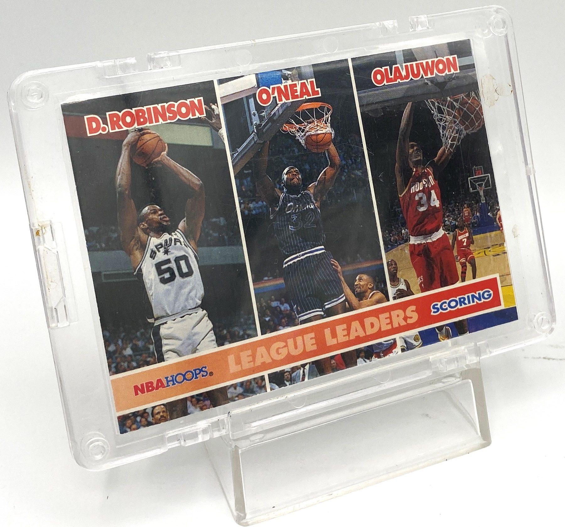 1994-95 Skybox NBA Hoops Shaquille O'Neal LL Scoring Card #257 (1pc) (4)