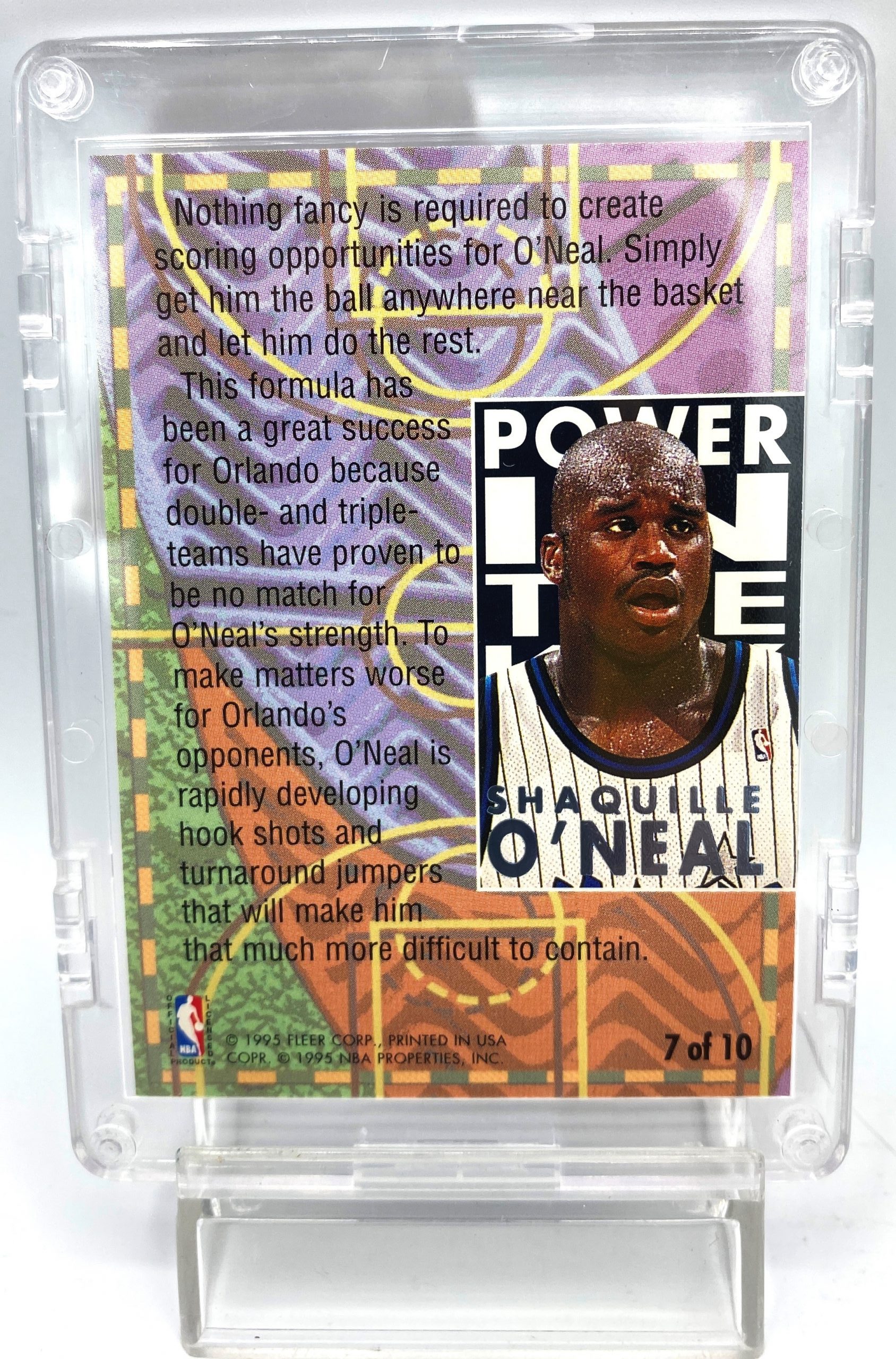1994-95 Ultra Shaquille O'Neal (Silver Power In The Key) #7 (1pc) (5)