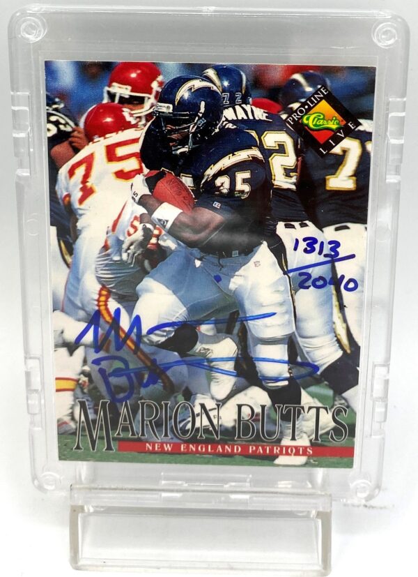 1994 Classic NFL Pro-Line Live Marion Butts (2)