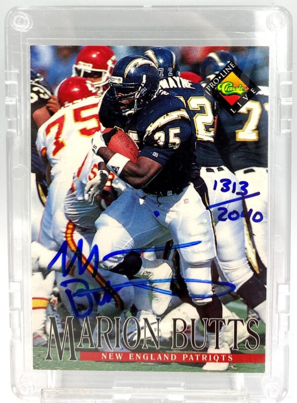 1994 Classic NFL Pro-Line Live Marion Butts (3)