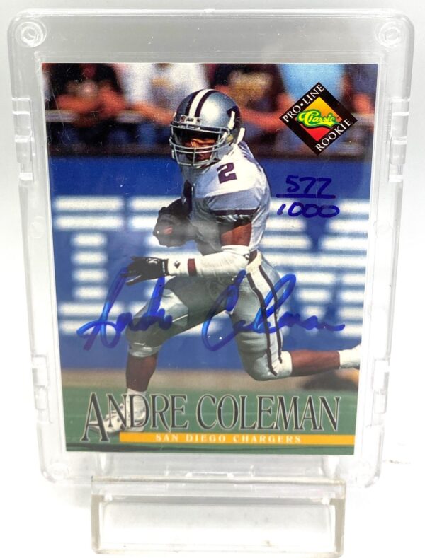 1994 Classic NFL Pro-Line Rookie Andre Coleman (2)