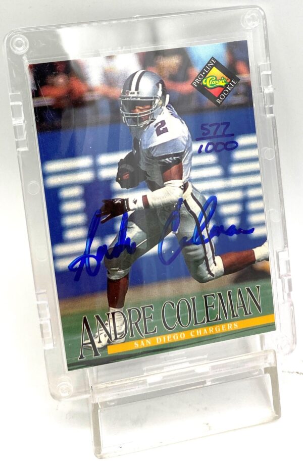 1994 Classic NFL Pro-Line Rookie Andre Coleman (4)