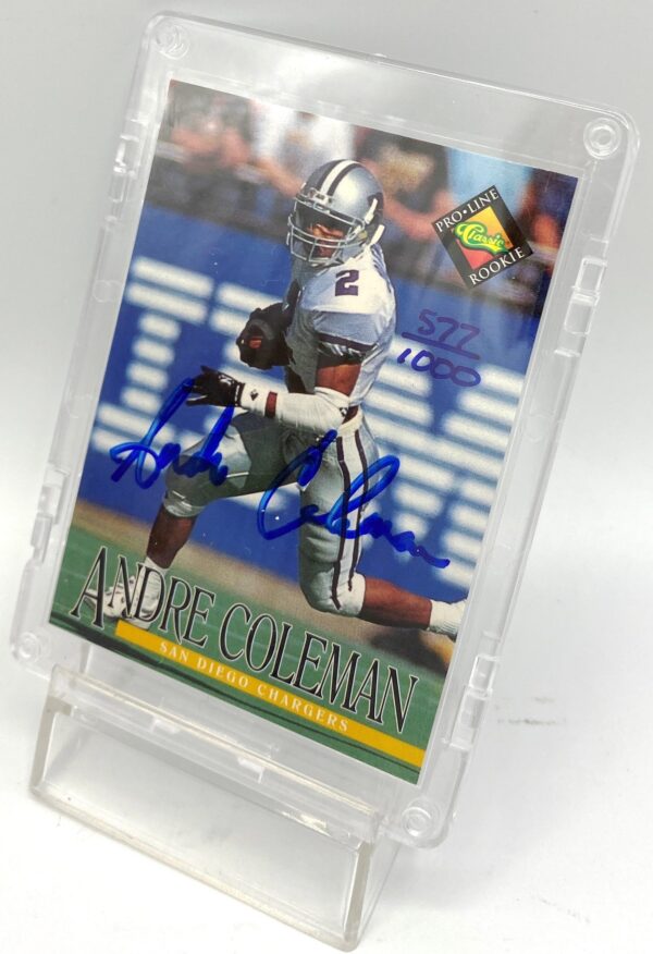 1994 Classic NFL Pro-Line Rookie Andre Coleman (5)