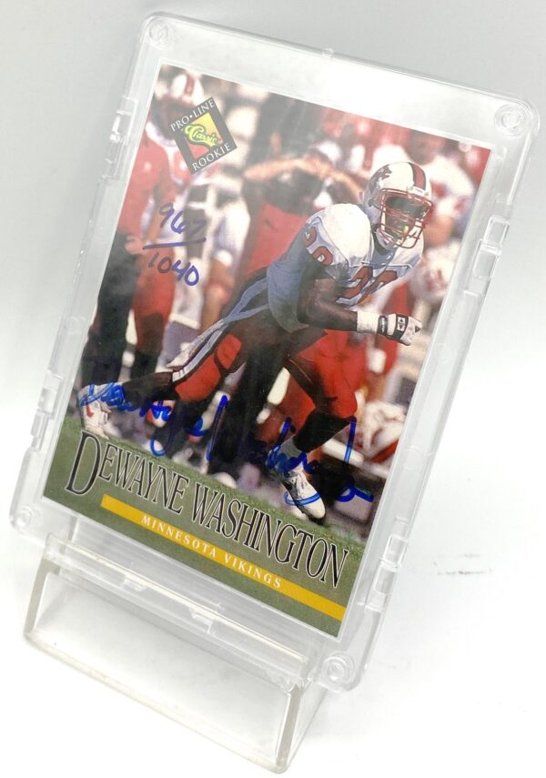 1994 Classic NFL Pro-Line Rookie Dewayne Washington (5)