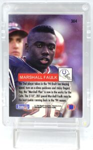 1994 Playoff Rookies Marshall Faulk Card #304 (5)