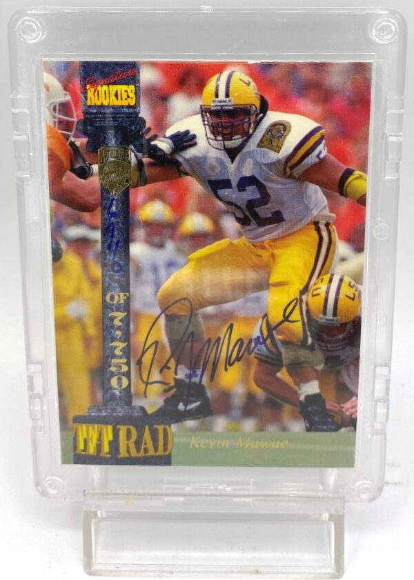 1994 Signature Rookies Tetrad Kevin Mawae Card #XXXV (2)