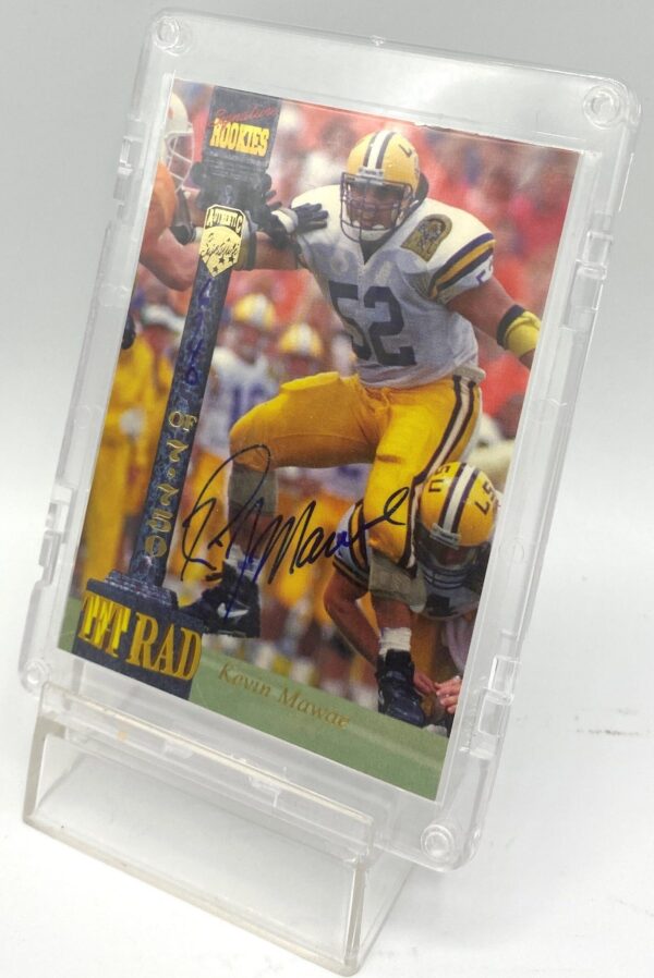 1994 Signature Rookies Tetrad Kevin Mawae Card #XXXV (5)
