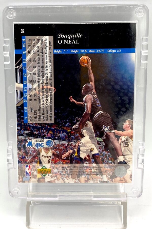 1994 Upper Deck Shaquille O'Neal (Electric Court) #32 (1pc) (6)