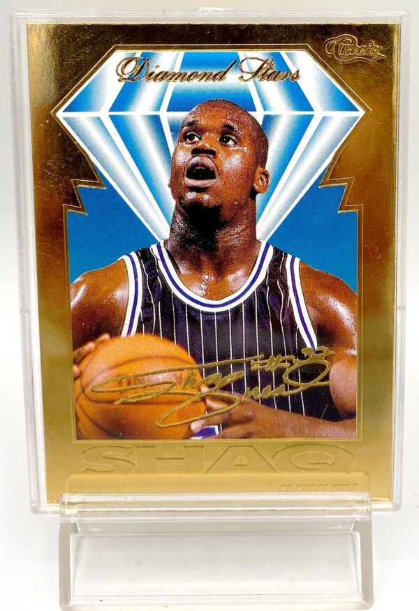 1995-96 Classic Diamond Stars Shaquille O'Neal (Gold Signature #02560 (1pc) (2) 1995-96 Classic Diamond Stars Shaquille O'Neal (Gold Signature #02560 (1pc) (2)