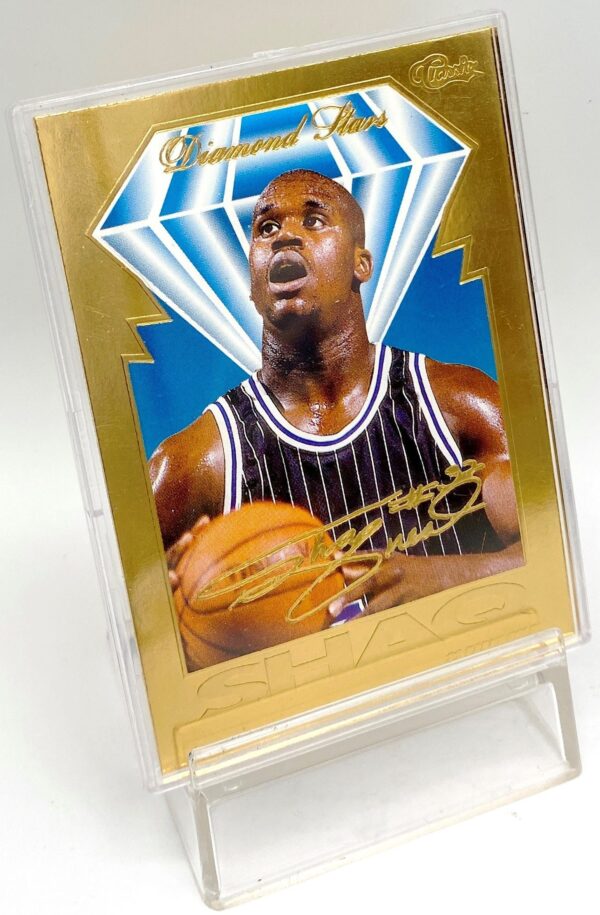 1995-96 Classic Diamond Stars Shaquille O'Neal (Gold Signature #02560 (1pc) (3) 1995-96 Classic Diamond Stars Shaquille O'Neal (Gold Signature #02560 (1pc) (3)