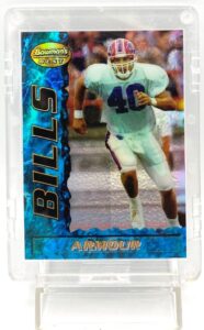 1995 Bowman's Best Bills Justin Armour Card #76 Refractor (1)