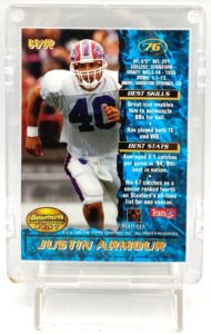 1995 Bowman's Best Bills Justin Armour Card #76 Refractor (5)
